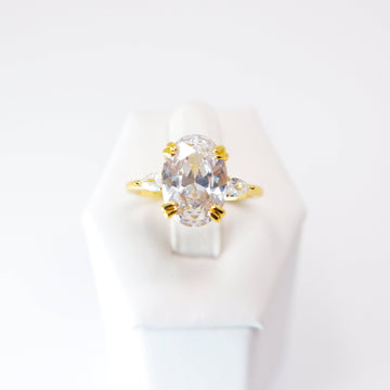 CZ Brightest beginning Proposal Ring, Statement Ring, Engagement Ring, Two Ring Set, Promise Ring For a Friend, Friendship ring